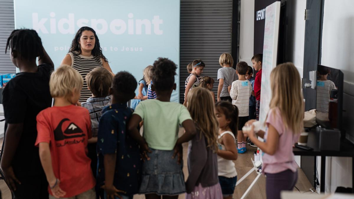 Kids learning in a classroom setting